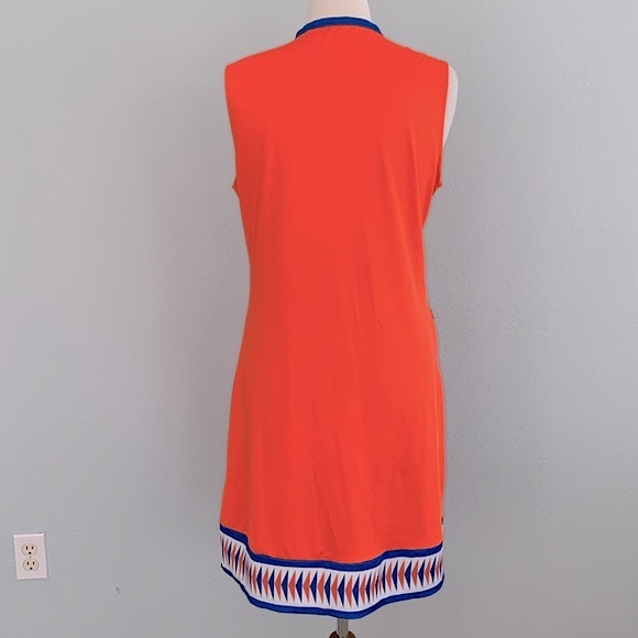 Tracy Negoshian Orange & Royal Shift Drsss - Picture 5 of 10